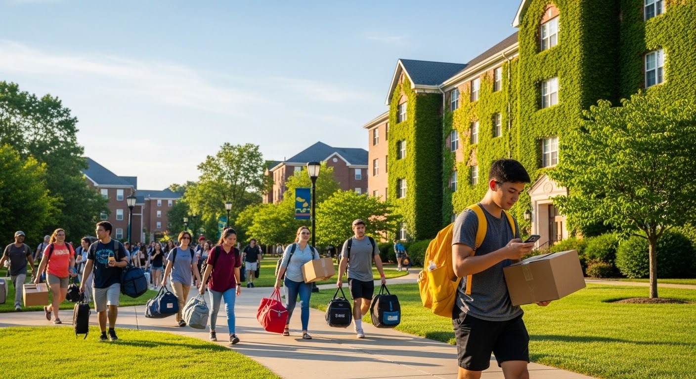 traditional college campus